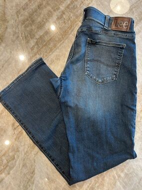 Lee Extreme Motion Bootcut Jeans Flex Waist 36x34 Men's EUC